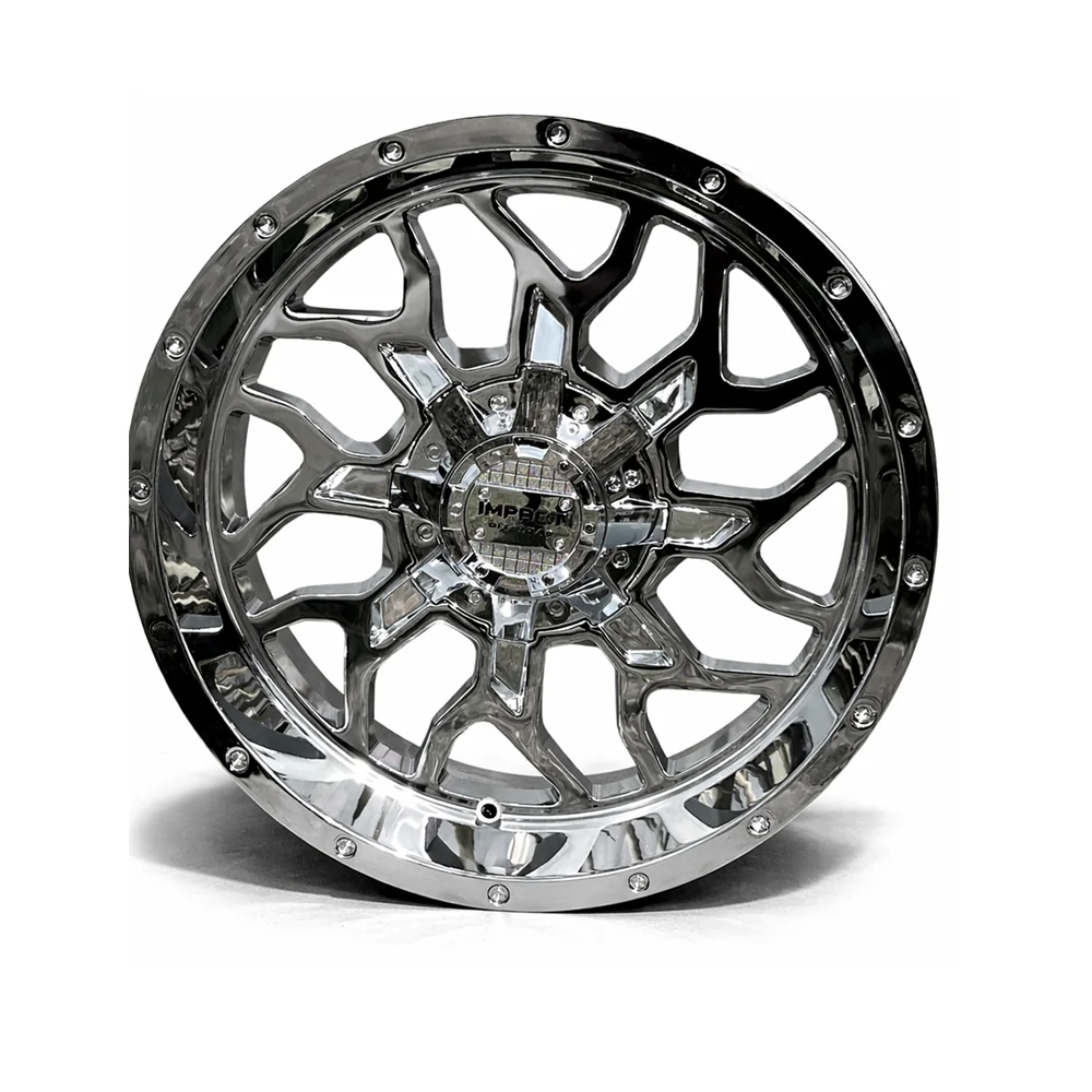 Impact Off Road 813 Chrome 20×10 Wheels (5-Lug & 6-Lug)