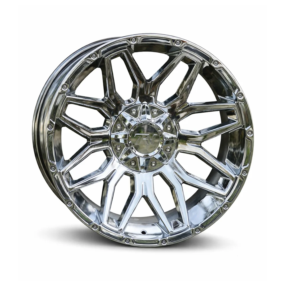 TW-3 Chrome Wheels 20×10 (5-Lug & 6-Lug)